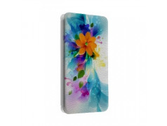 Etui portefeuille cuir FLEURS 1 Samsung Galaxy S2, S6, S6 Edge, S6 Edge + et Alpha