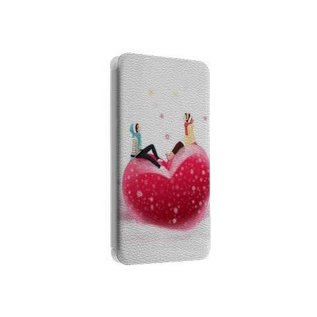 Etui portefeuille cuir COEUR 4 Samsung Galaxy S2, S6, S6 Edge, S6 Edge + et Alpha