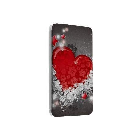 Etui portefeuille cuir COEUR 7 Samsung Galaxy S2, S6, S6 Edge, S6 Edge + et Alpha