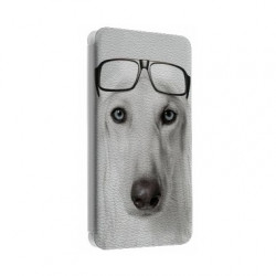 Etui portefeuille cuir GLASS DOG Samsung Galaxy S2, S6, S6 Edge, S6 Edge + et Alpha