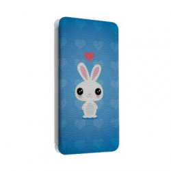 Etui portefeuille cuir LOVE RABBIT Samsung Galaxy S2, S6, S6 Edge, S6 Edge + et Alpha