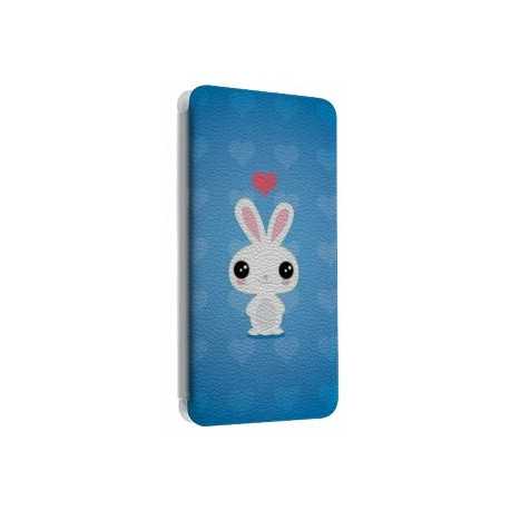 Etui portefeuille cuir LOVE RABBIT Samsung Galaxy S2, S6, S6 Edge, S6 Edge + et Alpha