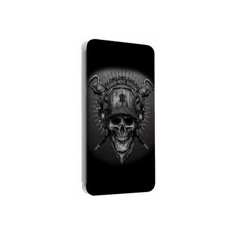 Etui portefeuille cuir ARMY SKULL Samsung Galaxy S2, S6, S6 Edge, S6 Edge + et Alpha