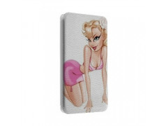 Etui portefeuille cuir PIN UP Samsung Galaxy S2, S6, S6 Edge, S6 Edge + et Alpha