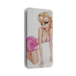 Etui portefeuille cuir PIN UP Samsung Galaxy S2, S6, S6 Edge, S6 Edge + et Alpha