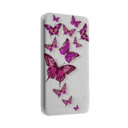 Etui portefeuille cuir VOL PAPILLONS Samsung Galaxy S2, S6, S6 Edge, S6 Edge + et Alpha