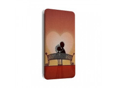 Etui portefeuille cuir LOVE 4 Samsung Galaxy S3, A3, A5, A7, J1, J5, Grand etc ...