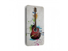 Etui portefeuille cuir GUITARE 3 Samsung Galaxy S3, A3, A5, A7, J1, J5, Grand etc ...