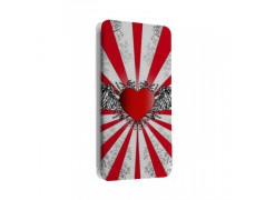 Etui portefeuille cuir BIG LOVE Samsung Galaxy S3, A3, A5, A7, J1, J5, Grand etc ...