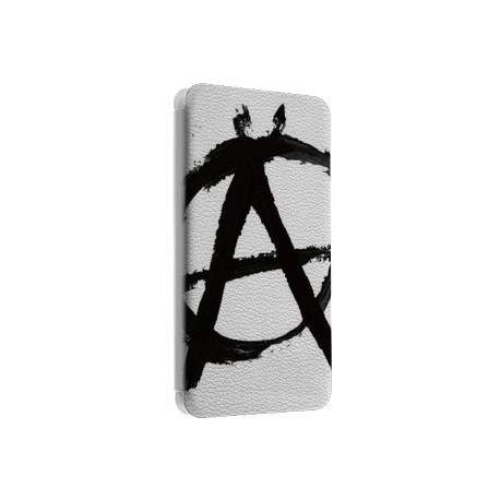 Etui portefeuille cuir ANARCHY Samsung Galaxy S3, A3, A5, A7, J1, J5, Grand etc ...