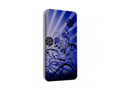 Etui portefeuille cuir SOLEIL BLEU Samsung Galaxy S3, A3, A5, A7, J1, J5, Grand etc ...