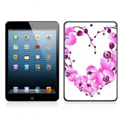 Coque COEUR FLEURS pour iPad mini