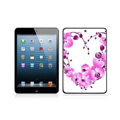 Coque COEUR FLEURS pour iPad mini