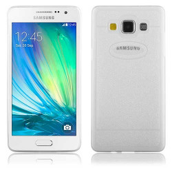 Coque souple SHINE argent pour Samsung Galaxy A3