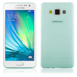 Coque souple SHINE verte pour Samsung Galaxy A3