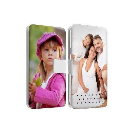 Etuis Cuir Recto Verso PERSONNALISES pour SAMSUNG GALAXY S3 Mini