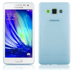 Coque souple SHINE bleue pour Samsung Galaxy A3