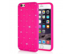 Coque rigide BLING rose pour iPhone 6 ( 4.7 )