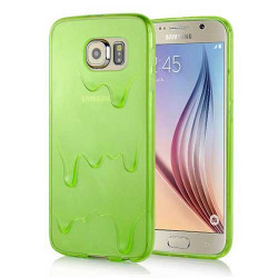 Coque souple CREAM verte pour Samsung Galaxy S6
