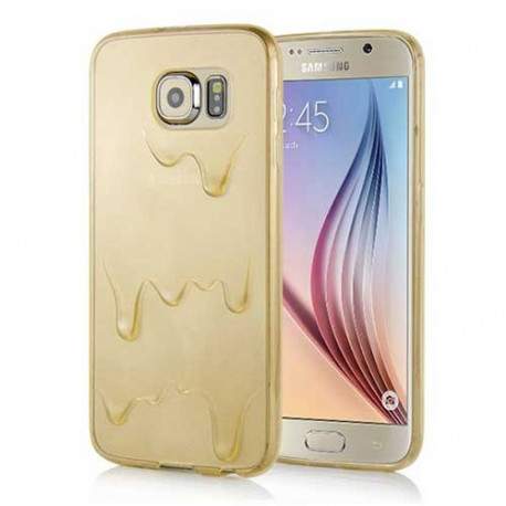 Coque souple CREAM bleue pour Samsung Galaxy S6