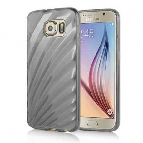 Coque souple COQUILLAGE noire pour Samsung Galaxy S6