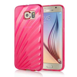 Coque souple COQUILLAGE rose pour Samsung Galaxy S6