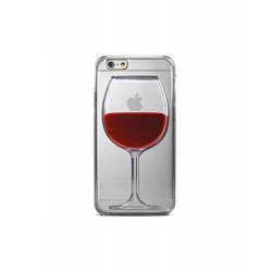 Coque CRYSTAL VERRE DE VIN en relief pour iPhone 6 et iPhone 6S