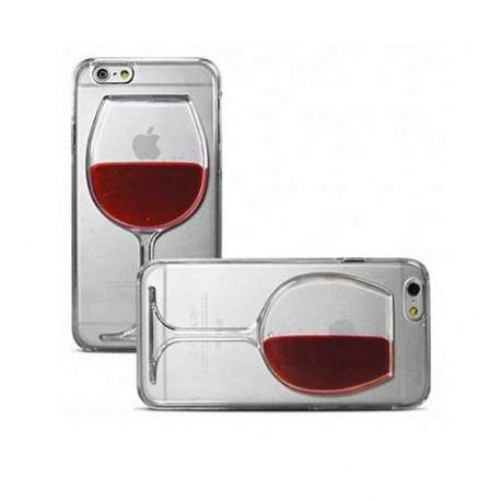 Coque CRYSTAL VERRE DE VIN en relief pour iPhone 6 et iPhone 6S Coque CRYSTAL VERRE DE VIN en relief pour iPhone 6 et iPhone 6S