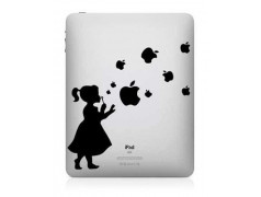 Stickers PETITE FILLE pour IPad et macbook