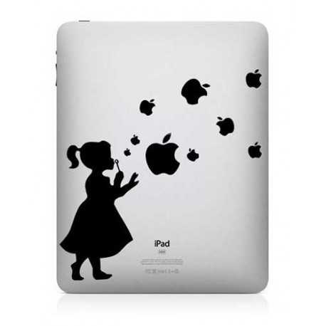 Stickers PETITE FILLE pour IPad et macbook