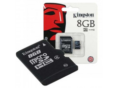 KINGSTON Carte mémoire micro SD 8 Go Classe 4 Garantie a vie