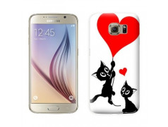 Coque cat lovers pour Samsung Galaxy S7