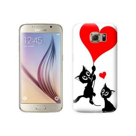 Coque cat lovers pour Samsung Galaxy S7