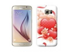 Coque coeur ruban pour Samsung Galaxy S7