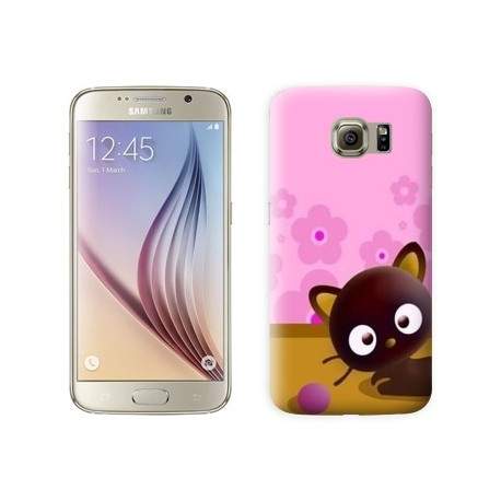 Coque crazy cat pour Samsung Galaxy S7
