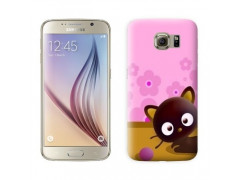 Coque crazy cat pour Samsung Galaxy S7