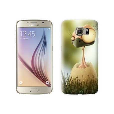 Coque drôle d'oiseau pour Samsung Galaxy S7