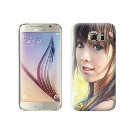 Coque fille manga pour Samsung Galaxy S7