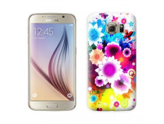 Coque fleurs 5 pour Samsung Galaxy S7