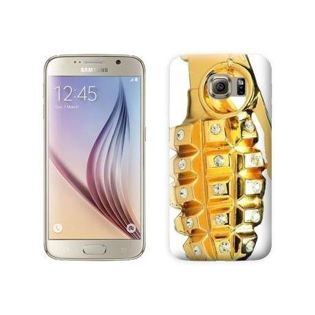 Coque gold grenade pour Samsung Galaxy S7