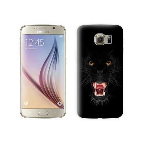 Coque leopard black pour Samsung Galaxy S7