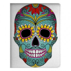 Etui cuir MEXICAN SKULL pour IPAD mini 1 et RetinA