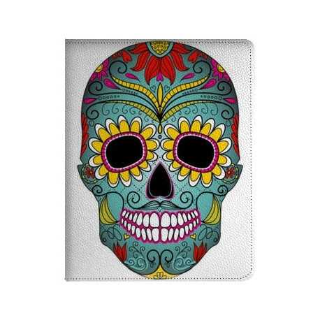 Etui cuir MEXICAN SKULL pour IPAD mini 1 et RetinA