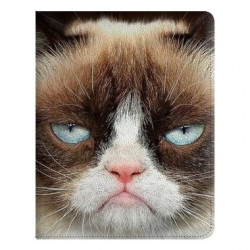 Etui cuir GRUMPY CAT pour IPAD mini 1 et Retina