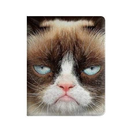 Etui cuir GRUMPY CAT pour IPAD mini 1 et Retina