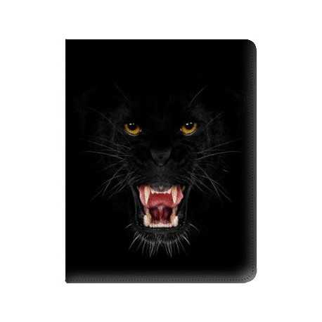 Etui cuir BLACK LEOPARD pour IPAD mini 1 et Retina