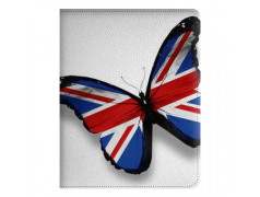 Etui cuir PAPILLON ANGLAIS pour IPAD mini 1 et Retina