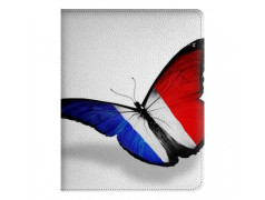 Etui cuir PAPILLON FRANCAIS pour IPAD mini 1 et Retina