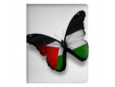 Etui cuir PAPILLON PALESTINE pour IPAD mini 1 et Retina