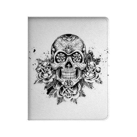 Etui cuir SKULL AND ROSES pour IPAD mini 1 et Retina